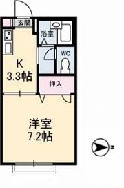 ヴィラージュゆきA棟の間取り画像