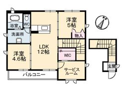 シャーメゾンB´シャモンテの間取り画像