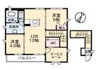 シャーメゾンB´シャモンテの間取り画像