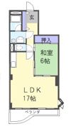 シャトーカワイの間取り画像