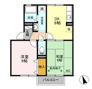 セジュール大沢の間取り画像