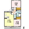 コアロード今宿 A棟の間取り画像