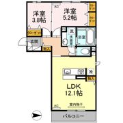 D-room益城の間取り画像