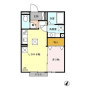 モナリエビューティーの間取り画像