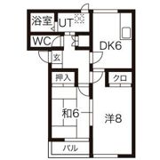 クレーネA棟の間取り画像
