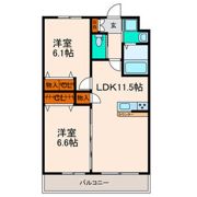 東仙台レジデンス参番館の間取り画像
