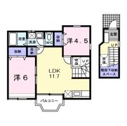 グリーンヴィラージュBの間取り画像