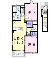 メゾンミルトBの間取り画像