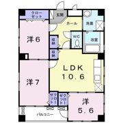 ヴェルデ壷屋の間取り画像