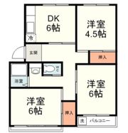 静岡中央中原マンションの間取り画像