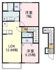 MアイランドⅡの間取り画像
