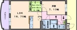 ベルフラワー四番館の間取り画像