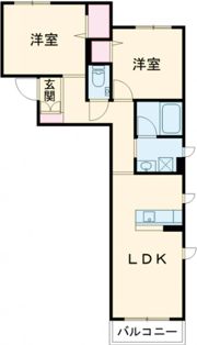 ザ フジイ ガーデン C棟の間取り画像