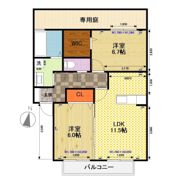 ウィルモア協和Ⅱの間取り画像