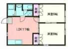 仲居ハイツⅢの間取り画像