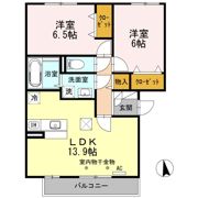 アバンセレジデンス Aの間取り画像