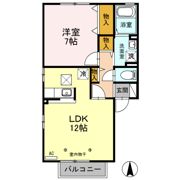 コーポ･アイ Eの間取り画像