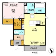 ピーノ・スミレ Bの間取り画像