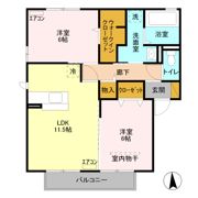 エスペランサ Cの間取り画像