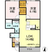 ウィルビューFの間取り画像