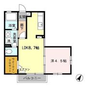 クレールの間取り画像