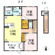 Kadoyakan B棟の間取り画像