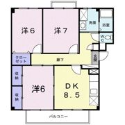 パルテールⅠの間取り画像