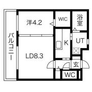 リンデン東薬院の間取り画像