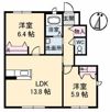 フルーツランド B棟の間取り画像