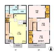 コリーヌ A棟の間取り画像