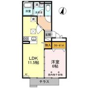 ハーベシアス A/Bの間取り画像