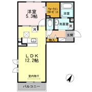 セントラルタウンコート A棟の間取り画像
