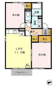 セジュール谷山中央の間取り画像