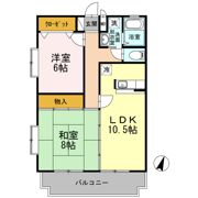 パークサイド吉留の間取り画像
