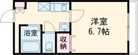 アンソレイエ・シャンブルの間取り画像