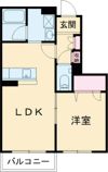 ザ フジイ ガーデン C棟の間取り画像