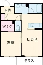 ザ フジイ ガーデン D棟の間取り画像