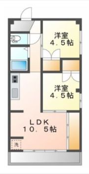 双葉マンションの間取り画像
