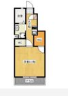 コーポレーヴ雄町の間取り画像