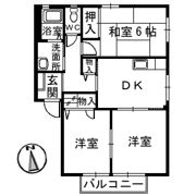コンフォート Aの間取り画像