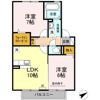 セジュールモンピの間取り画像