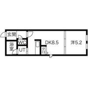 アムール大通東の間取り画像