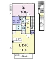 アンジュールの間取り画像