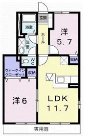 ガーデン ヴィラAの間取り画像