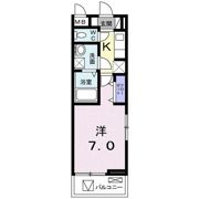 ヒルズコート ウエガハラの間取り画像