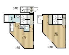 レベアス北千住の間取り画像