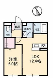 ベレオ亀岡の間取り画像