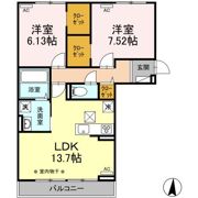 シャーレアンの間取り画像