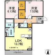 シャーレアンの間取り画像