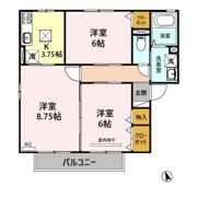 リーセント軽井沢 A/Bの間取り画像